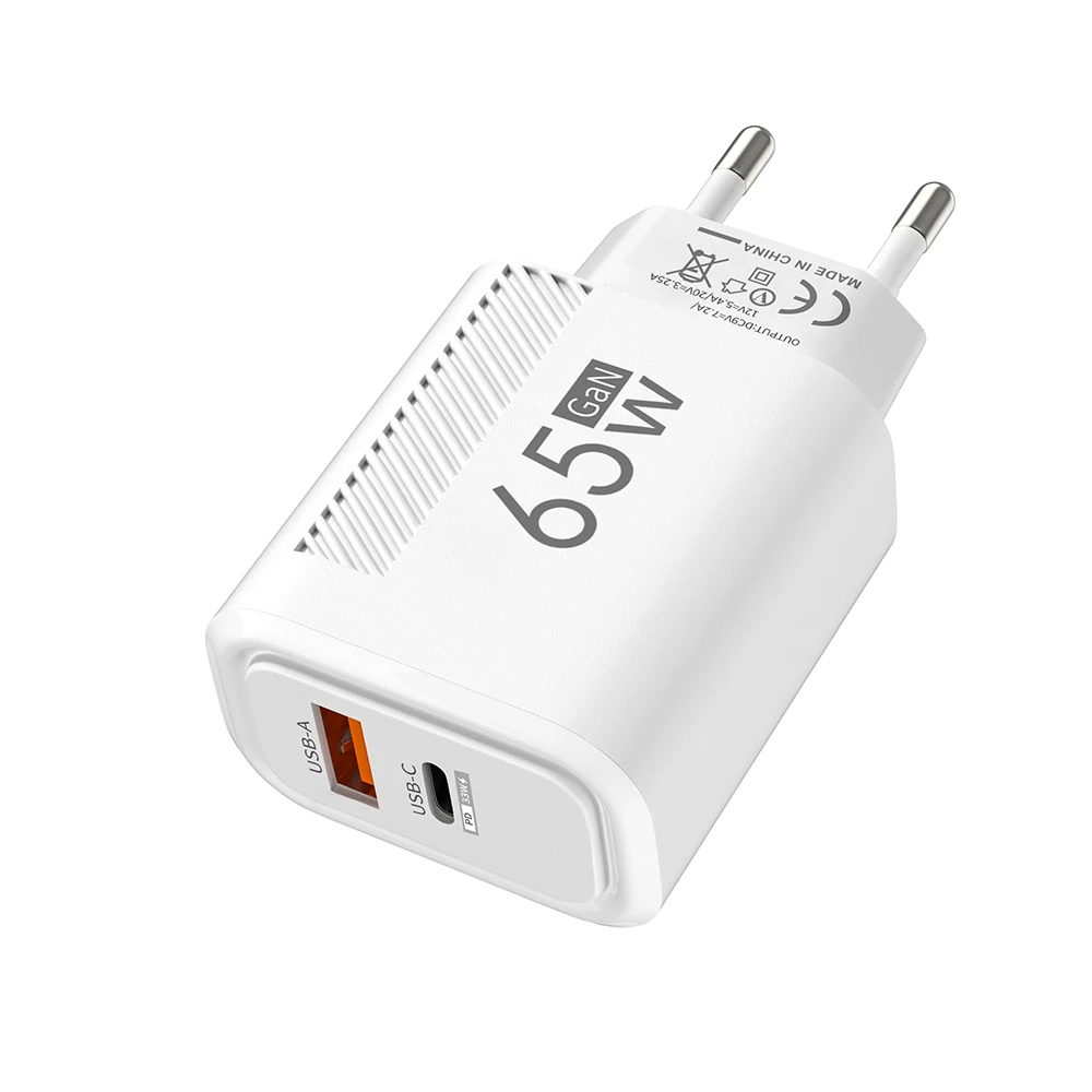 65W GaN Fast Charging USB Type C Charger US EU Plug PD 3.0 Quick Charge Travel Wall Charger For Phone Adapter For iPhone Samsung - Image 9