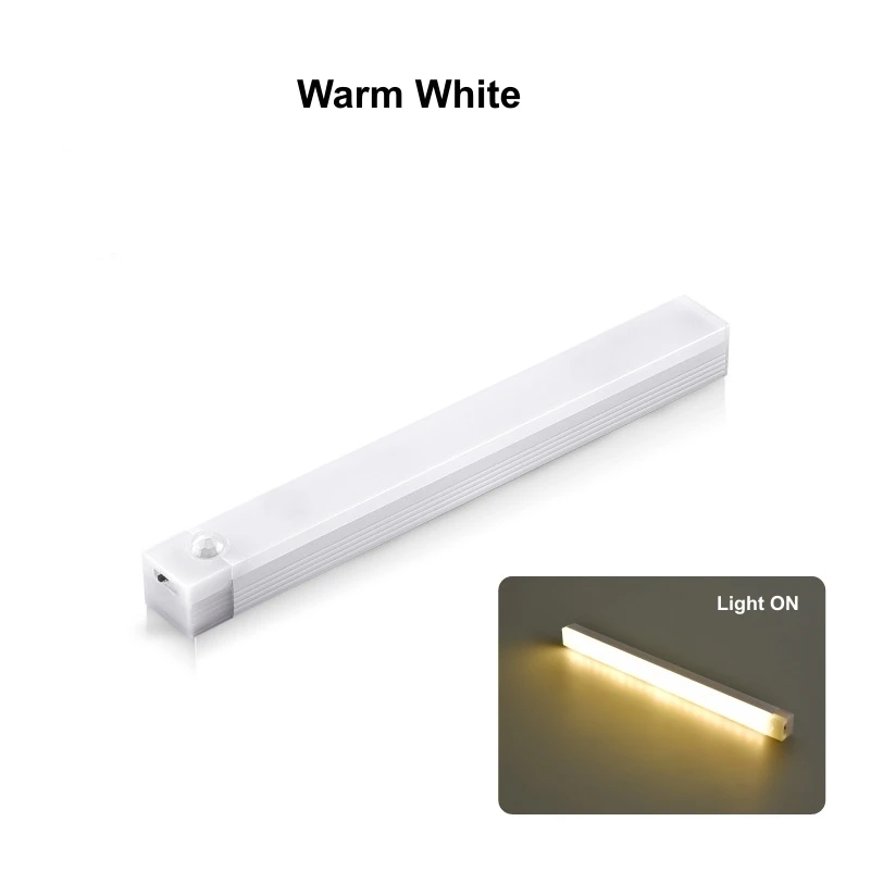 Wireless USB Rechargeable Motion Sensor LED Bar Light Induction Night Light Portable Cordless Magnetic Cabinet Lamp for Kitchen - Image 9