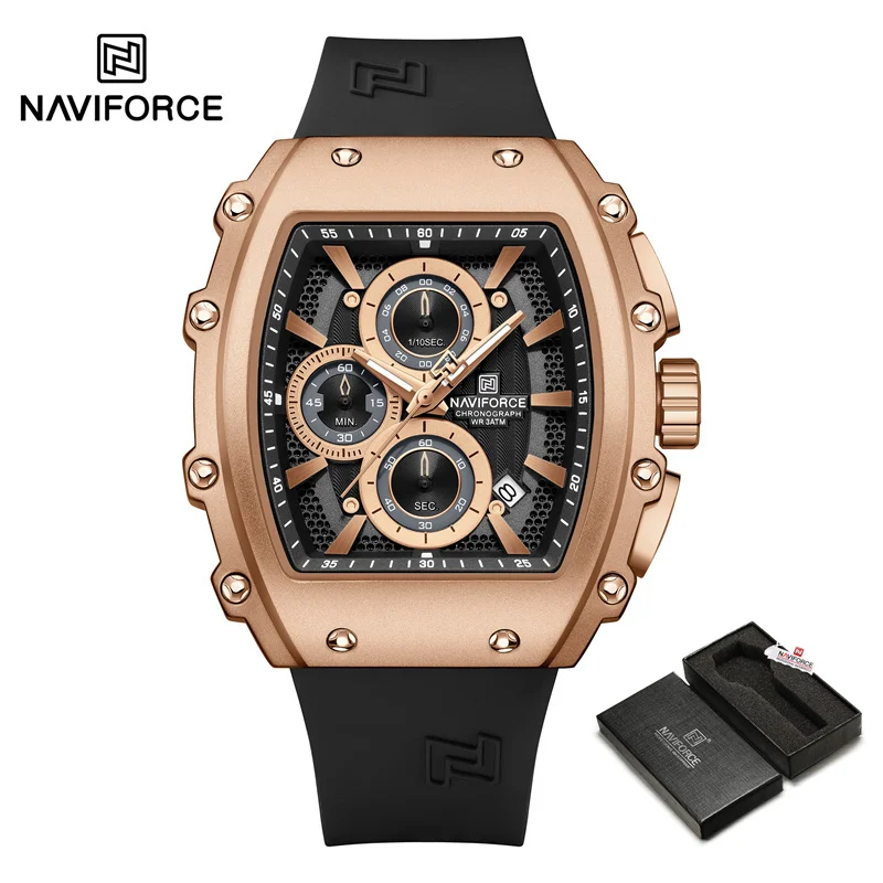NAVIFORCE Fashionable 2025 Watches for Men Multifunctional 30M Waterproof Sports Quartz Silicone Strap Luxury Clock Reloj Hombre - Image 17