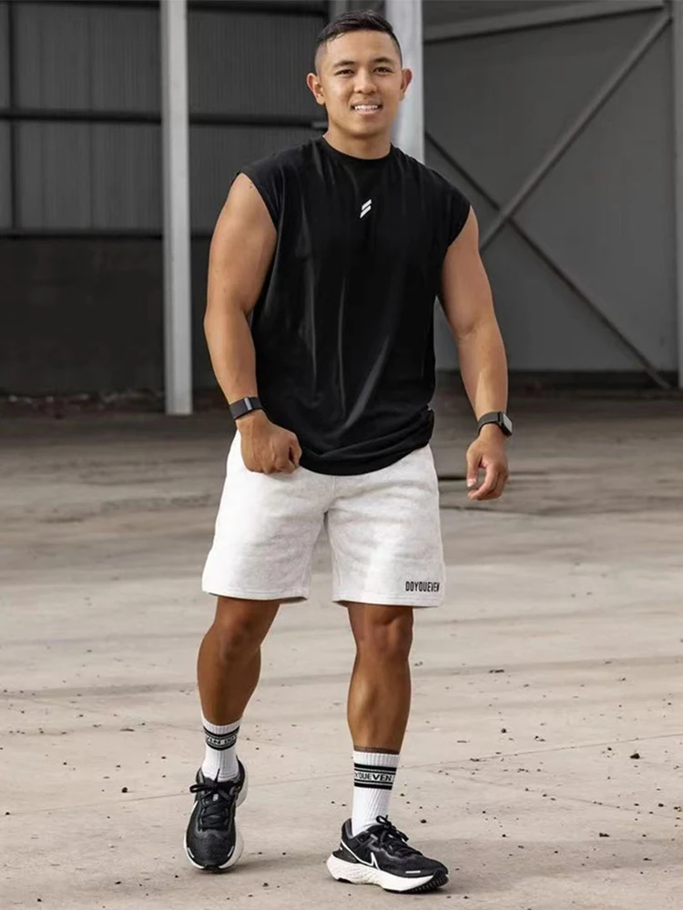 NEW Summer Fitness Sports Tank Top Men Breathable Loose Mesh Training Sleeveless T-shirt Quick Drying vest male Fitness Clothing - Image 15