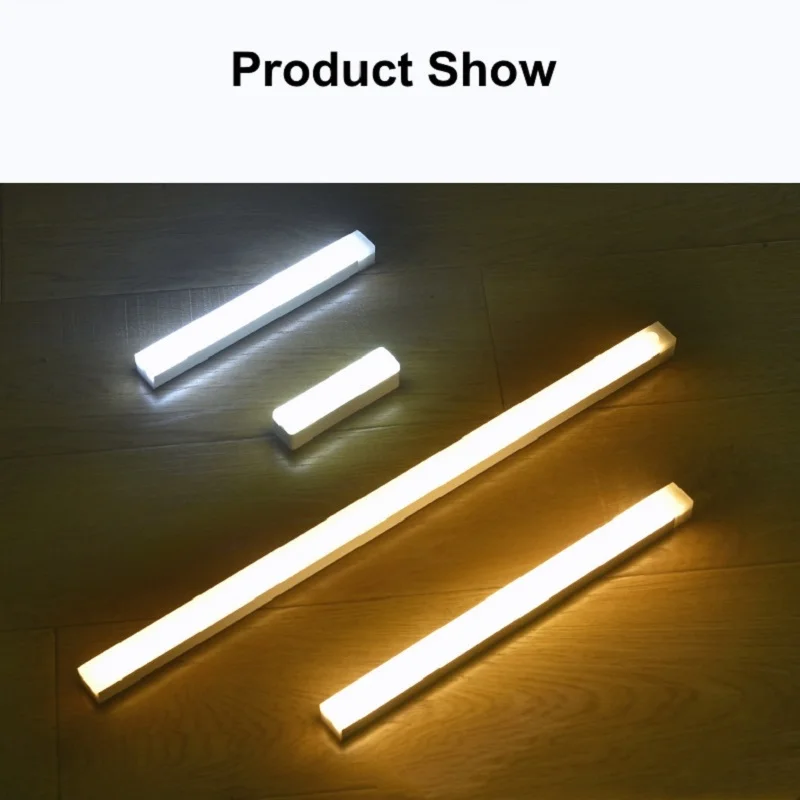 Wireless USB Rechargeable Motion Sensor LED Bar Light Induction Night Light Portable Cordless Magnetic Cabinet Lamp for Kitchen - Image 17