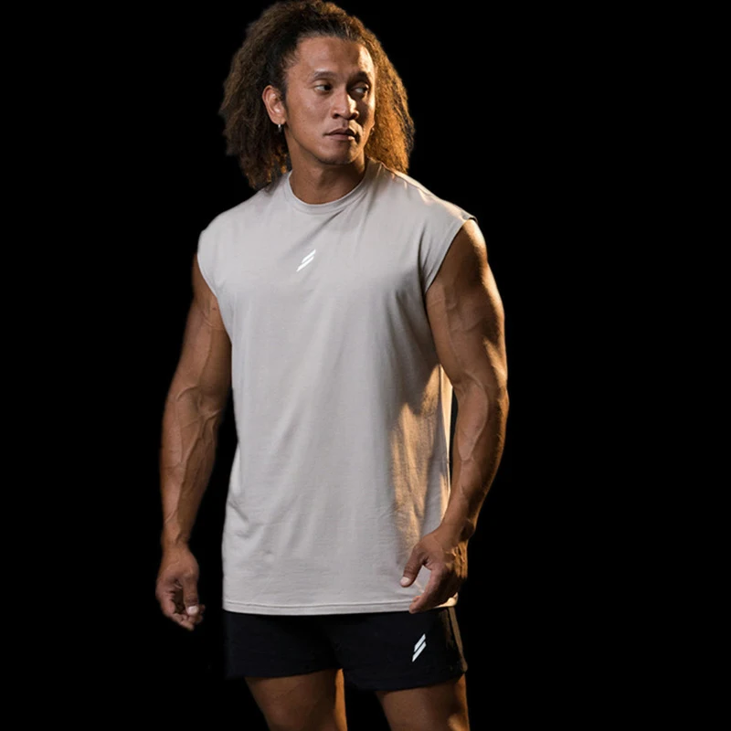 NEW Summer Fitness Sports Tank Top Men Breathable Loose Mesh Training Sleeveless T-shirt Quick Drying vest male Fitness Clothing - Image 20