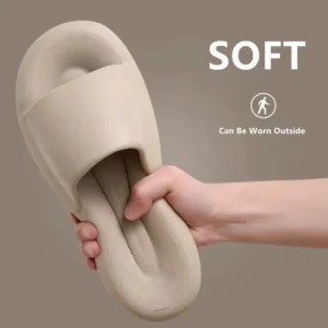 New Soft EVA Slippers Couples Home Slipper Outdoor Beach Summer Sandals Bath Men Flip Flops Non-Slip Women Thick Sole Shoes