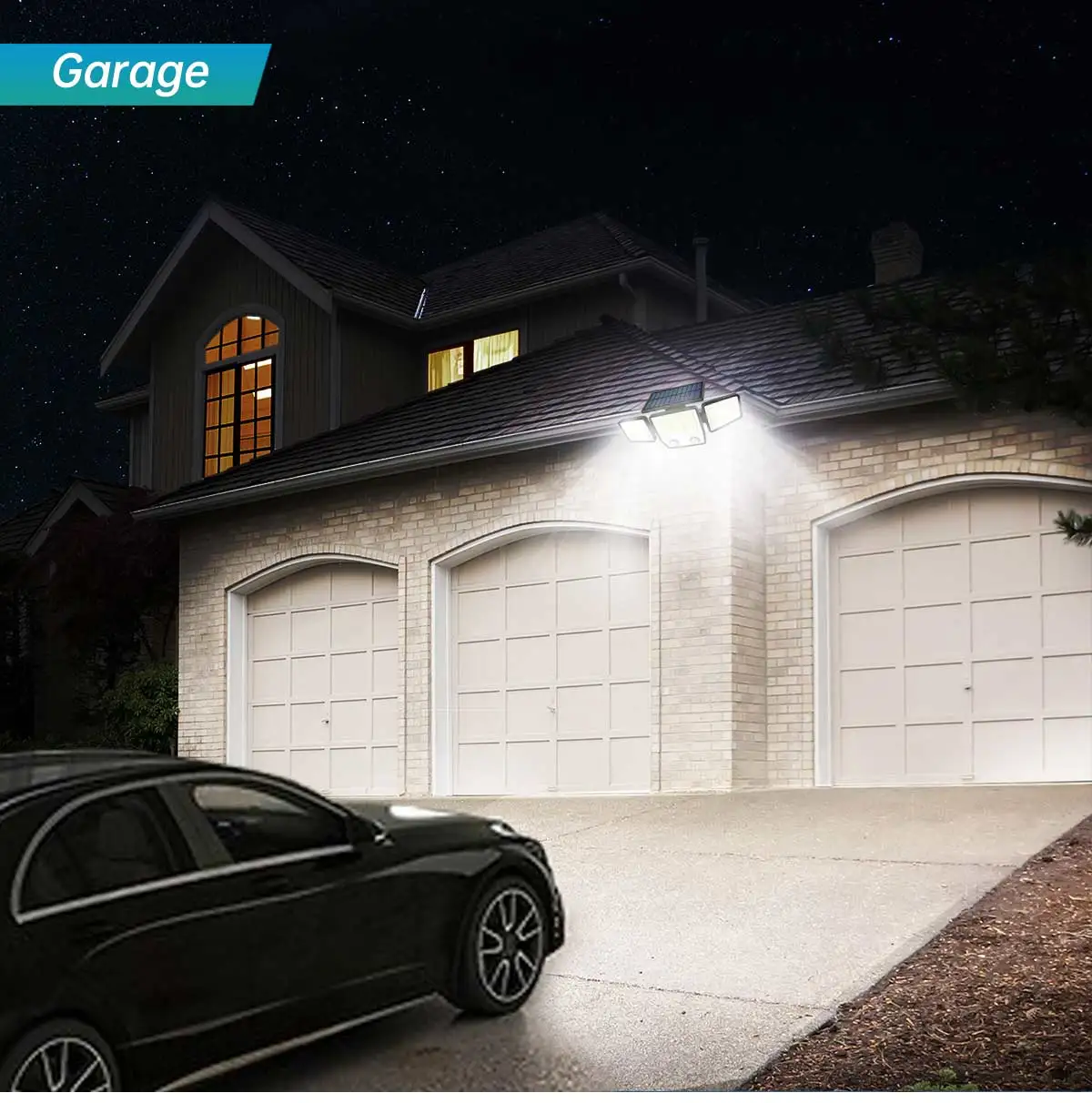 3000LM Solar Light With Dual PIR Motion Detector 3 Lighting Modes 270° Illumination IP65 Waterproof Security Garde Flood Lights - Image 19