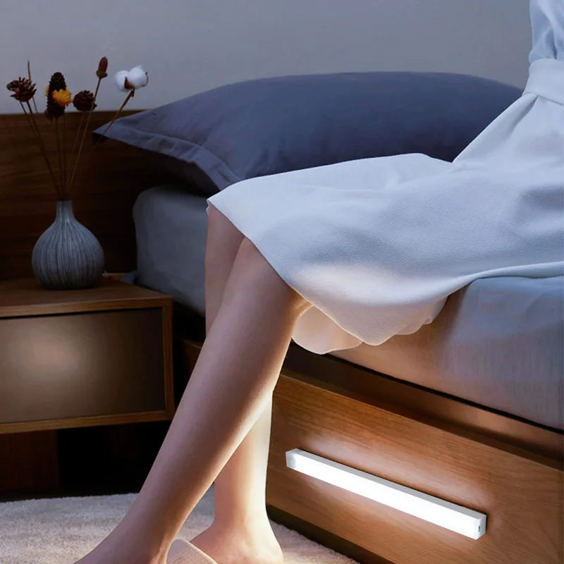 Wireless USB Rechargeable Motion Sensor LED Bar Light Induction Night Light Portable Cordless Magnetic Cabinet Lamp for Kitchen - Image 6