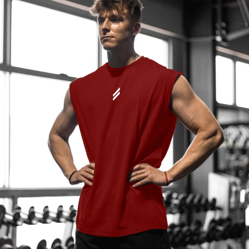 NEW Summer Fitness Sports Tank Top Men Breathable Loose Mesh Training Sleeveless T-shirt Quick Drying vest male Fitness Clothing - Image 9