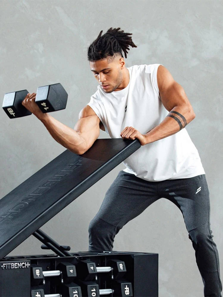 NEW Summer Fitness Sports Tank Top Men Breathable Loose Mesh Training Sleeveless T-shirt Quick Drying vest male Fitness Clothing - Image 22