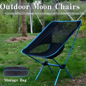 Compact and Portable Outdoor Beach Chairs / Foldable Camping Chairs, Outdoor Fishing Chairs, Family Camping Chairs, Small-Sized