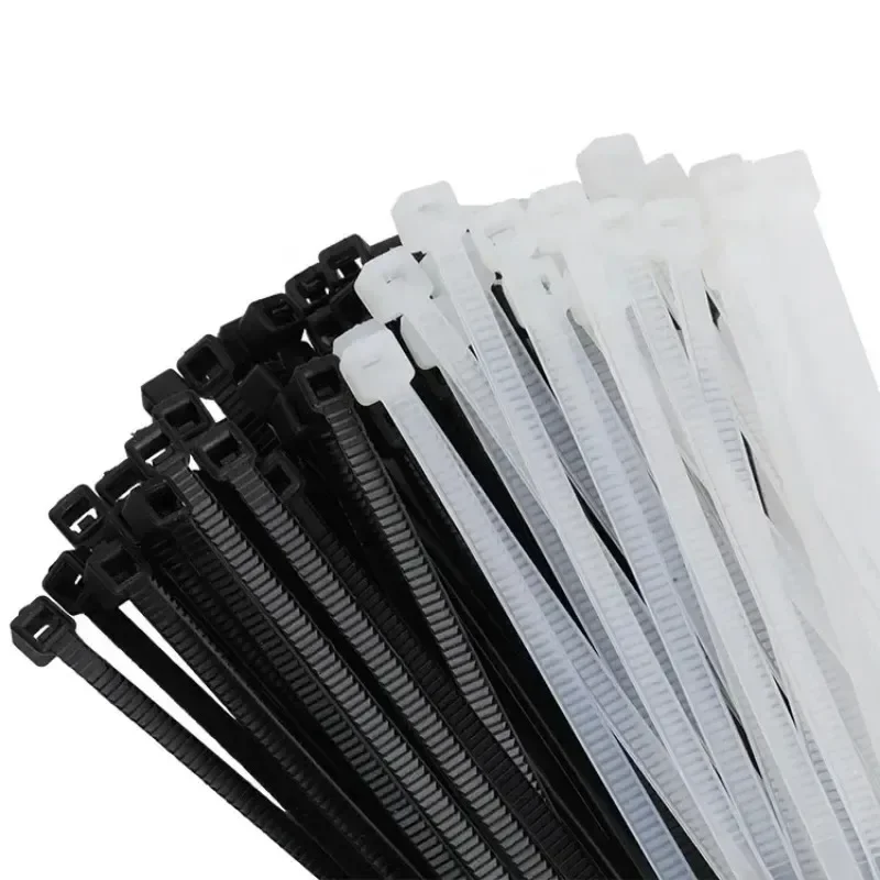 1000/100Pcs Nylon Cable Ties Self-locking Cord Ties Straps Adjustable Cables Fastening Loop Home Office Wire Zip Ties Wholesale - Image 27