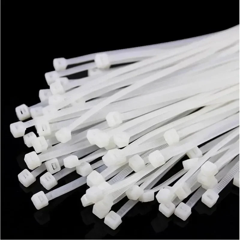 1000/100Pcs Nylon Cable Ties Self-locking Cord Ties Straps Adjustable Cables Fastening Loop Home Office Wire Zip Ties Wholesale - Image 16
