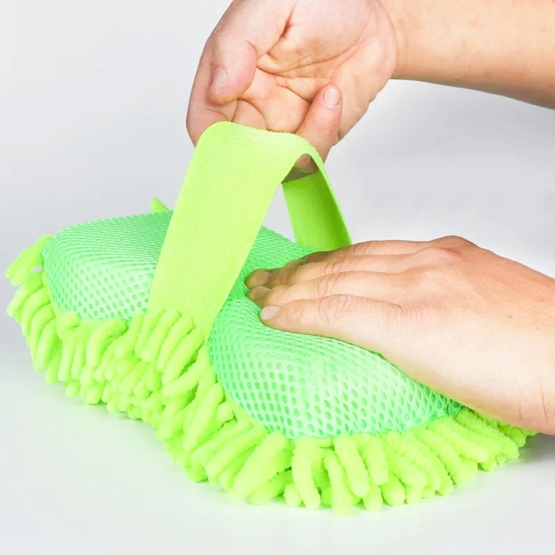Microfiber Car Washer Sponge Cleaning Car Care Detailing Brushes Washing Towel Auto Gloves Styling Accessories - Image 8