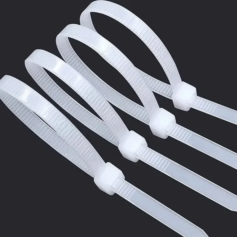 1000/100Pcs Nylon Cable Ties Self-locking Cord Ties Straps Adjustable Cables Fastening Loop Home Office Wire Zip Ties Wholesale - Image 17
