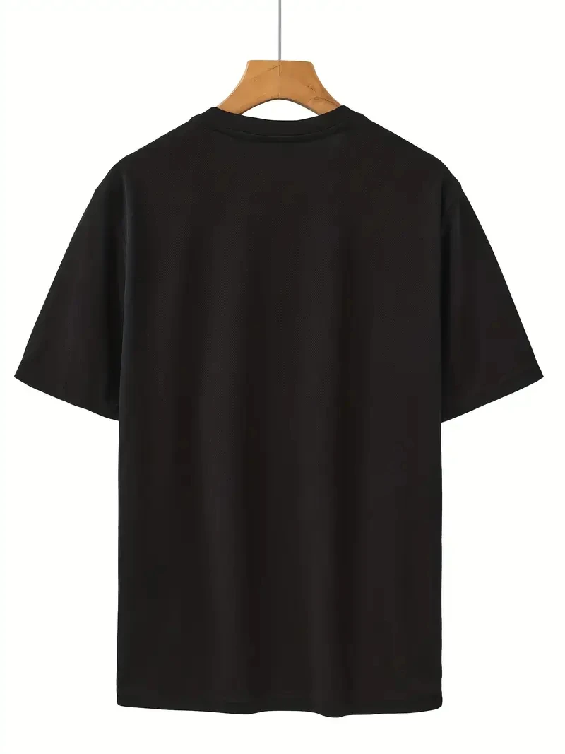 1-3 Pack Men's Quick Dry Mesh T-shirts, Casual Loose Fit Crew Neck Short Sleeve Tops for Sports & Daily Life - Image 7