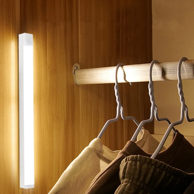Wireless USB Rechargeable Motion Sensor LED Bar Light Induction Night Light Portable Cordless Magnetic Cabinet Lamp for Kitchen - Image 14