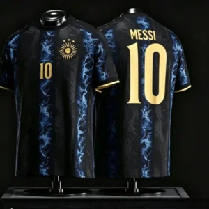 2026 New Argentine Messi Men's Football Jersey Casual Outdoor Breathable Quick-Drying Men's Short Sleeve T Shirt Summer Top